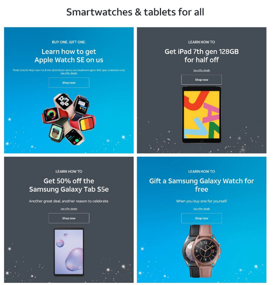 AT&T 2020 Black Friday Ad Page 2