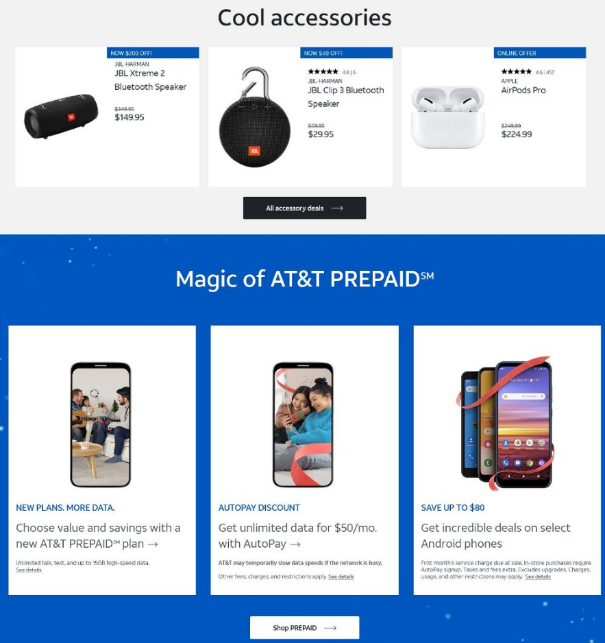 AT&T 2020 Black Friday Ad Page 3