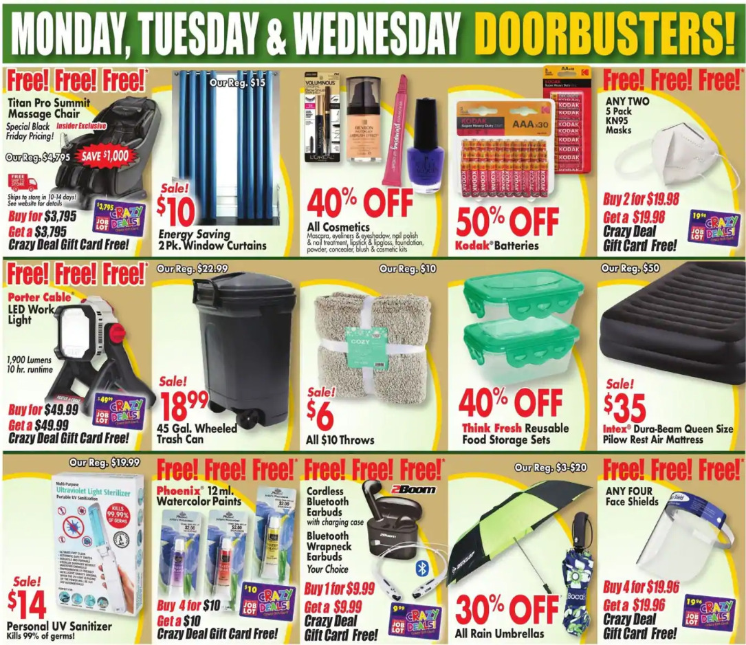 Ocean State Job Lot 2020 Black Friday Ad Page 6