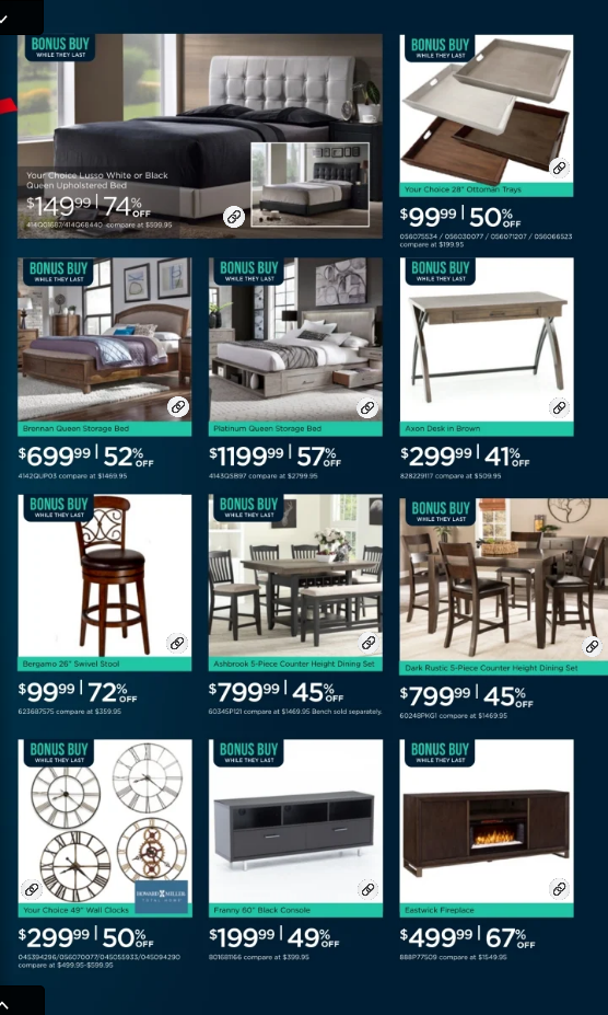 Steinhafels Furniture 2021 Black Friday Ad Page 3