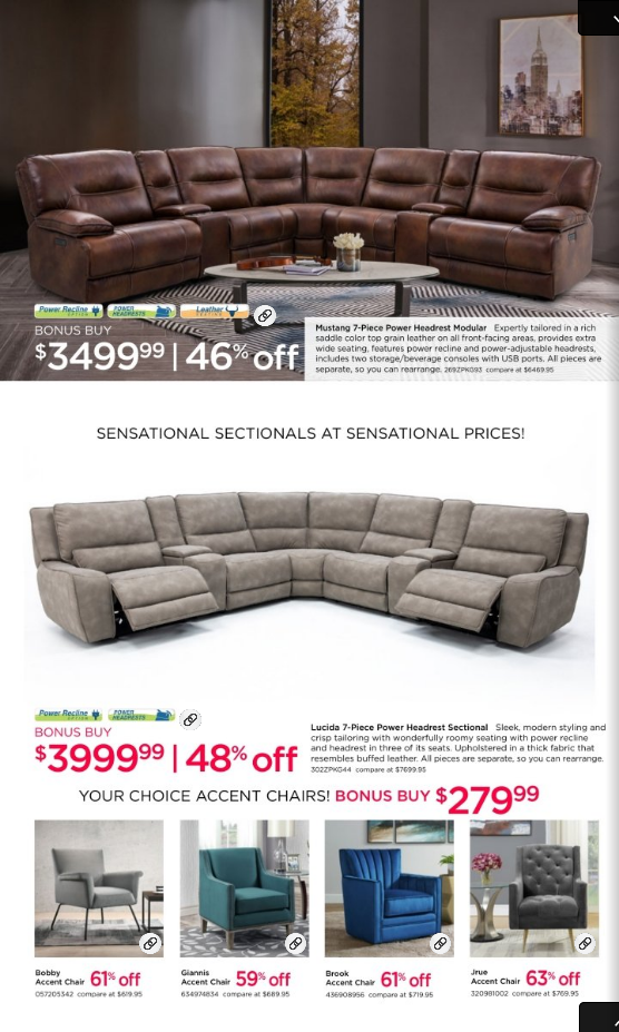 Steinhafels Furniture 2021 Black Friday Ad Page 4