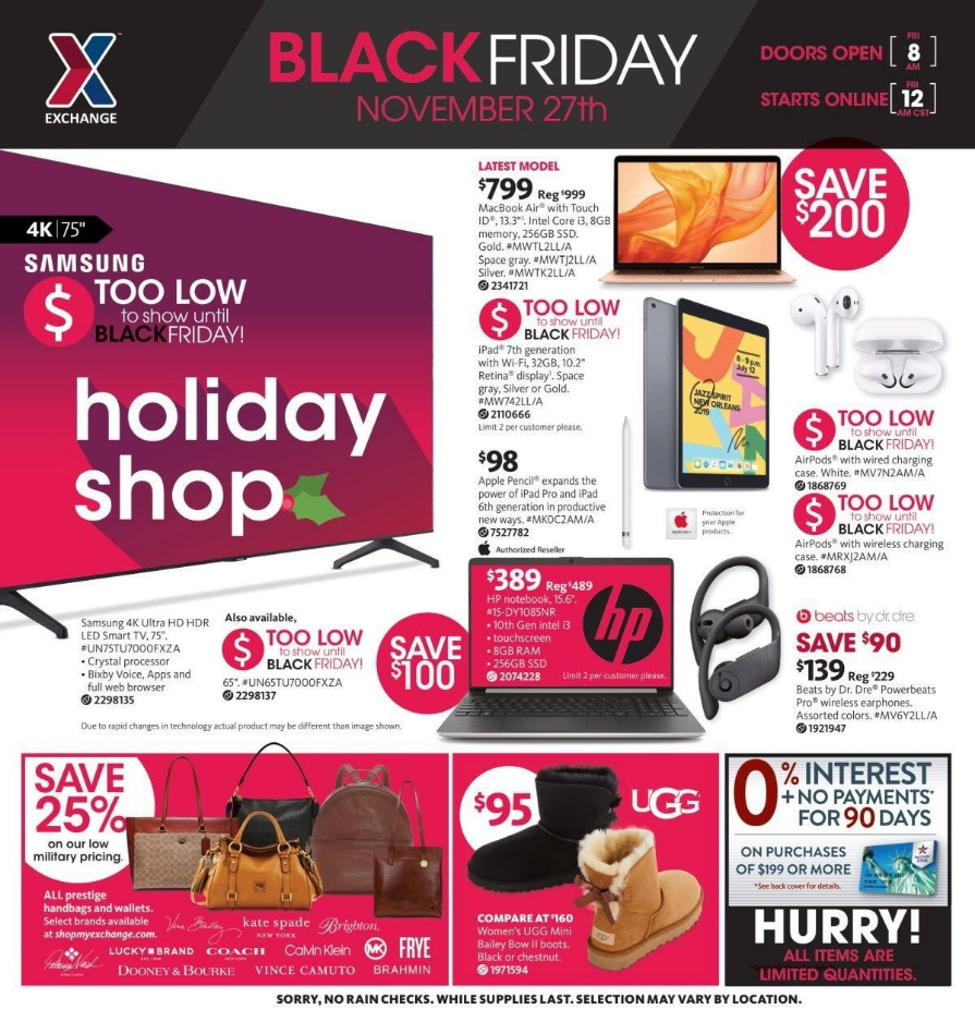 Army and Air Force Exchange Service 2020 Black Friday Ad Page 9