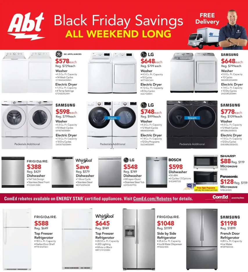 Abt Electronics 2020 Black Friday Ad Page 1
