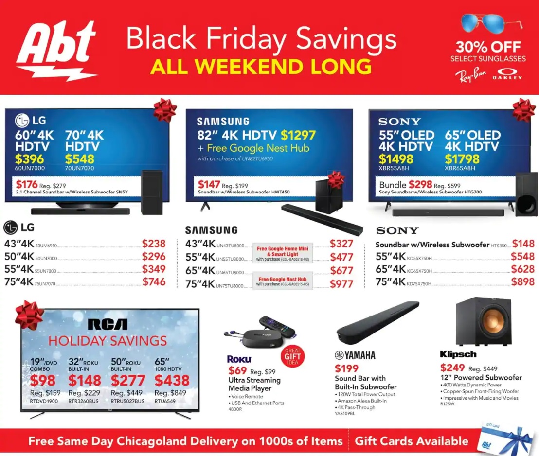 Abt Electronics 2020 Black Friday Ad Page 3