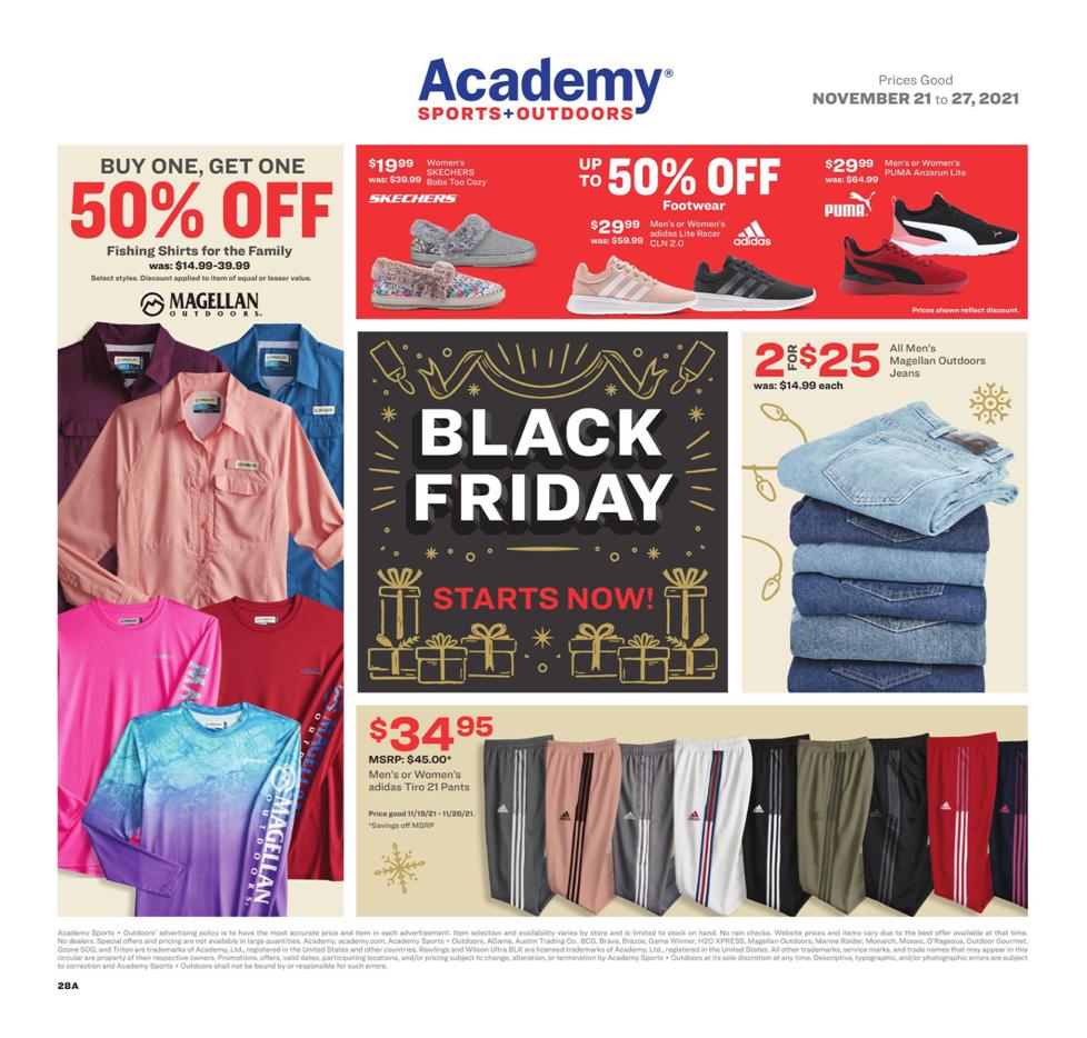 Academy Sports and Outdoors 2021 Black Friday Ad Page 28