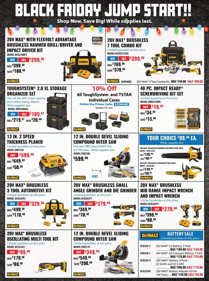 ACME Tools 2020 Black Friday Ad Page 1