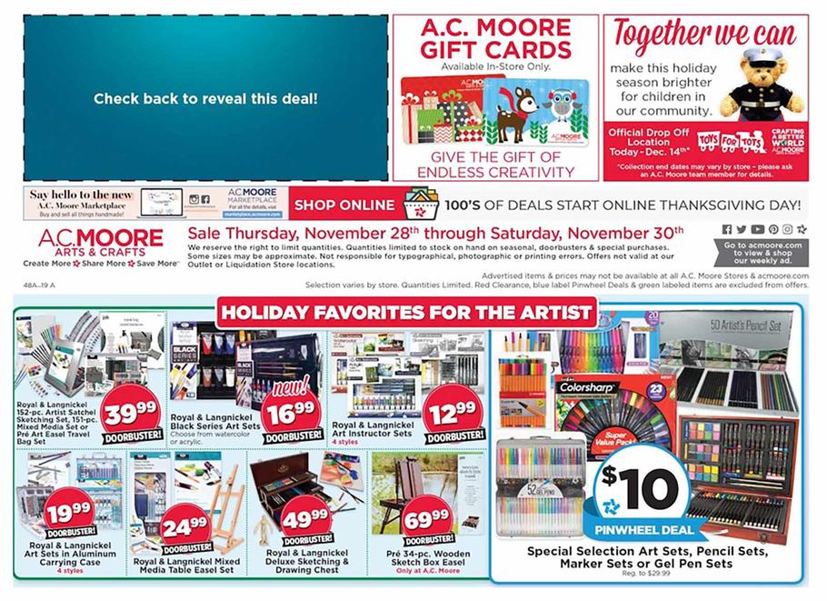 AC Moore 2019 Black Friday Ad Page 4
