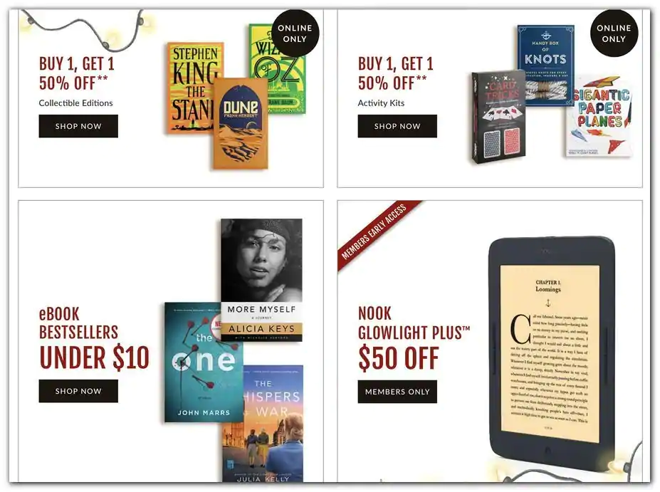 Barnes and Noble 2020 Black Friday Ad Page 2