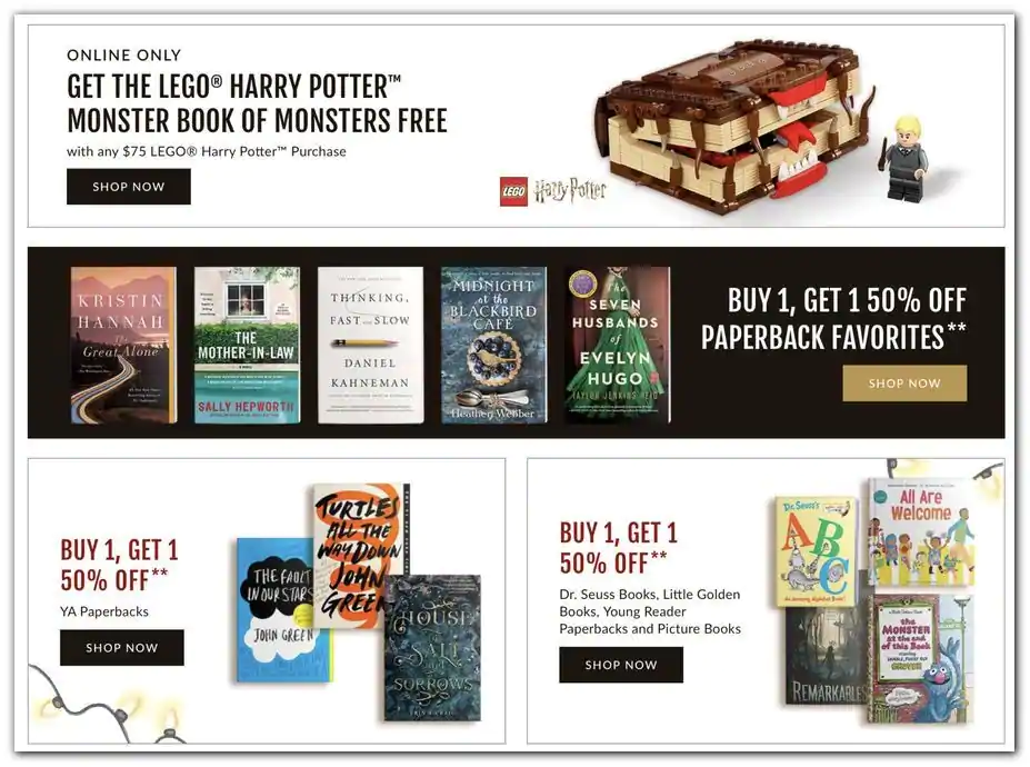 Barnes and Noble 2020 Black Friday Ad Page 3