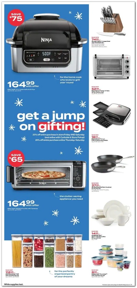 Bed Bath & Beyond 2020 Black Friday Ad Page 3