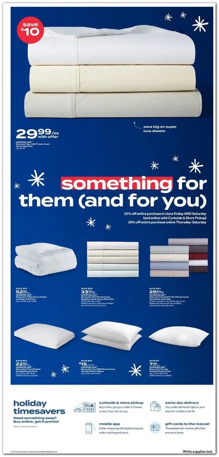Bed Bath & Beyond 2020 Black Friday Ad Page 4