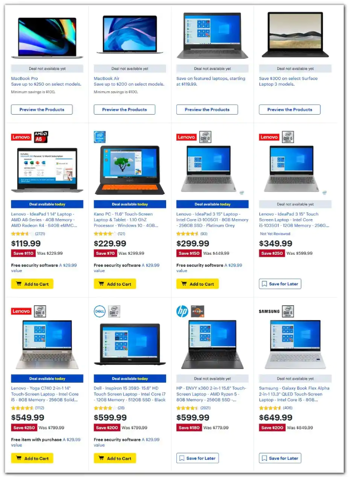 Best Buy 2020 Black Friday Ad Page 12
