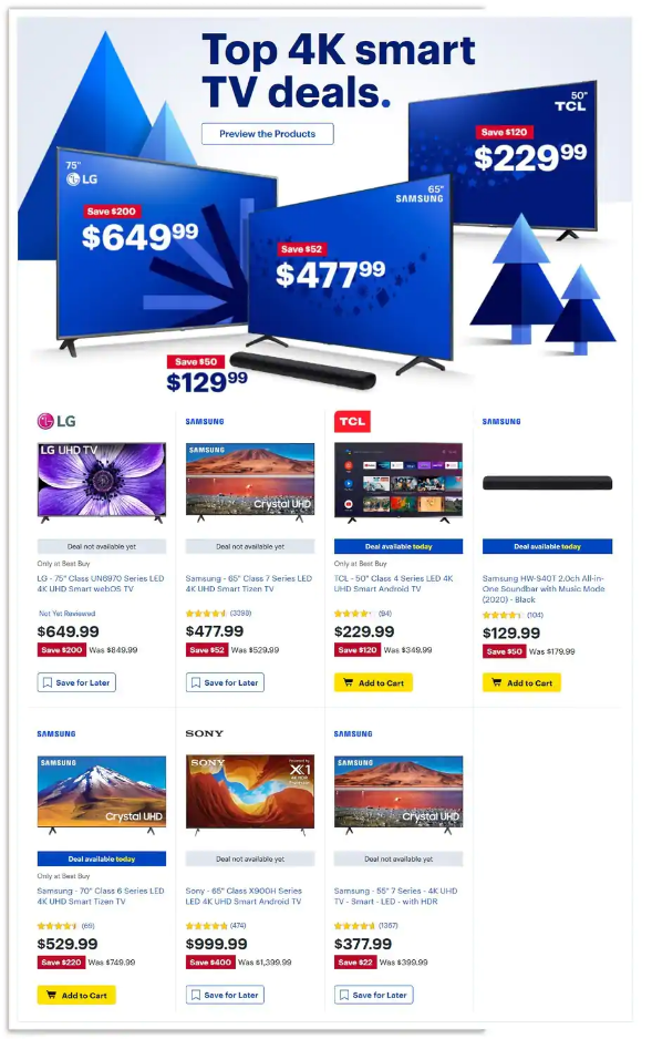 Best Buy 2020 Black Friday Ad Page 3