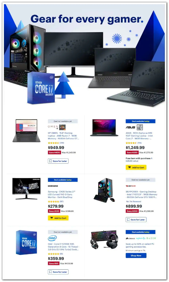 Best Buy 2020 Black Friday Ad Page 73