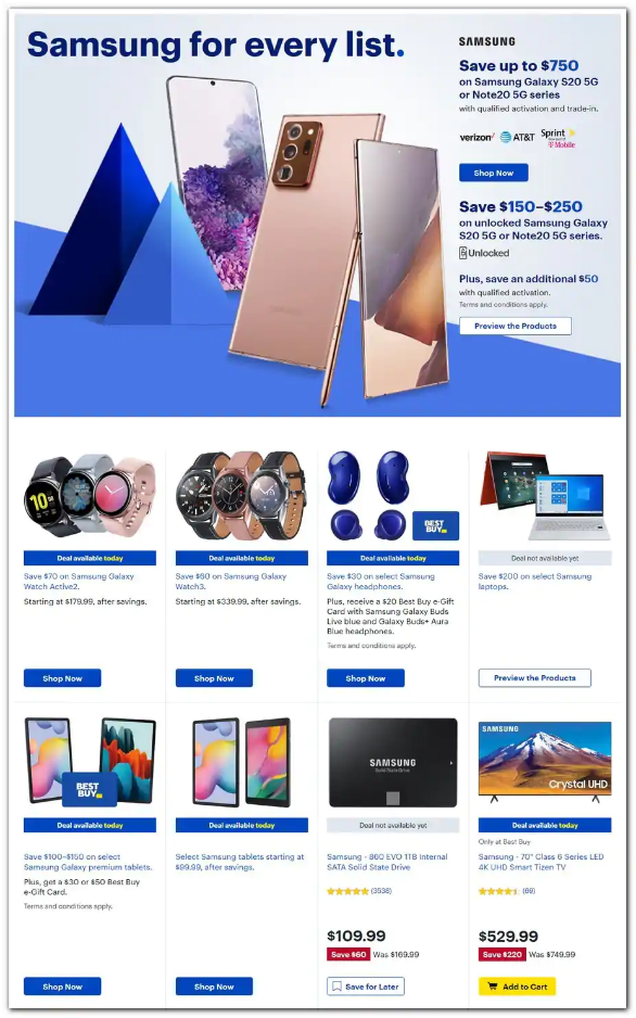 Best Buy 2020 Black Friday Ad Page 79
