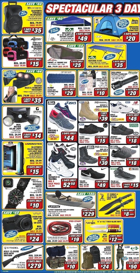Big 5 Sporting Goods 2020 Black Friday Ad Page 4