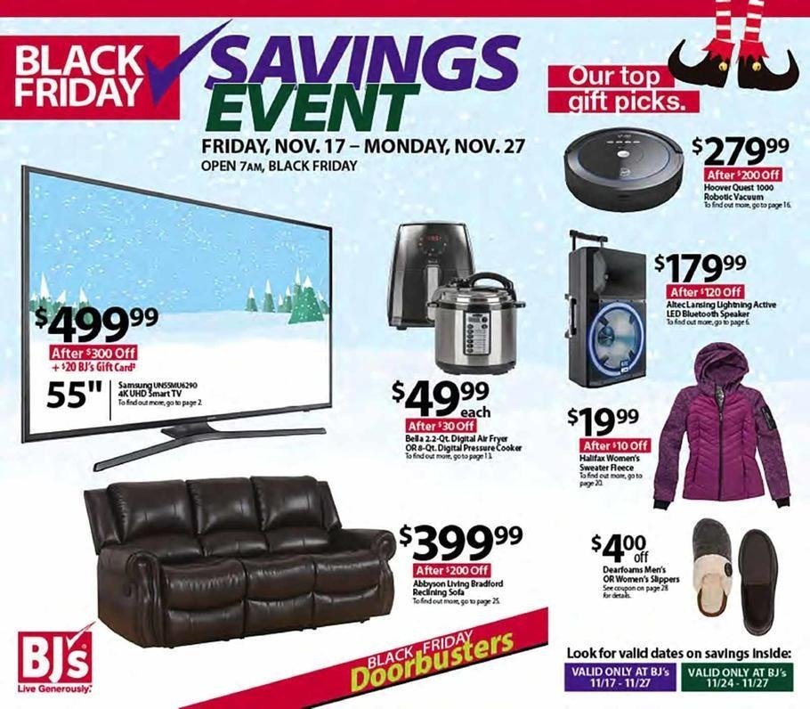 BJ's Wholesale Club 2017 Black Friday Ad | Frugal Buzz