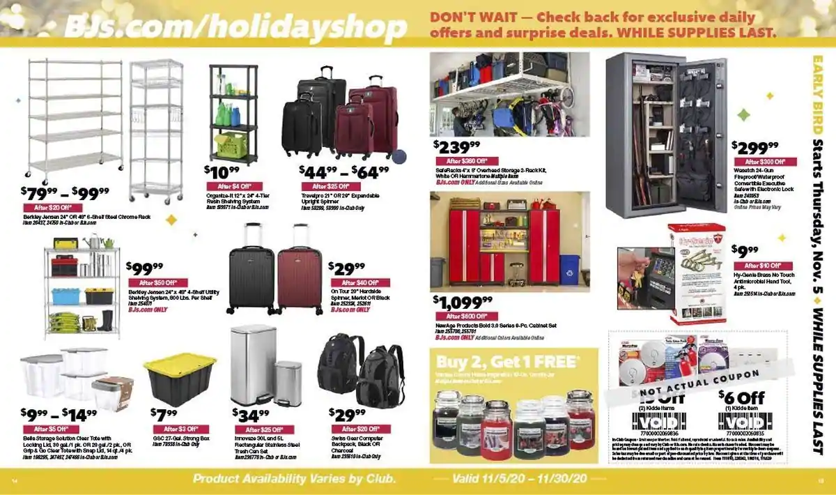 BJ's Wholesale Club 2020 Black Friday Ad Page 10