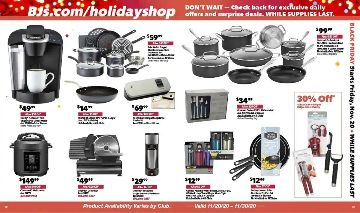 BJ's Wholesale Club 2020 Black Friday Ad Page 19