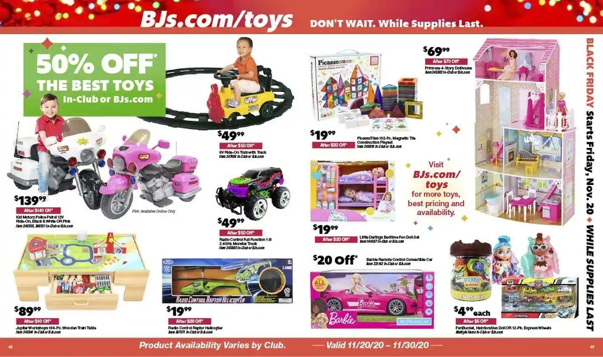 BJ's Wholesale Club 2020 Black Friday Ad Page 24