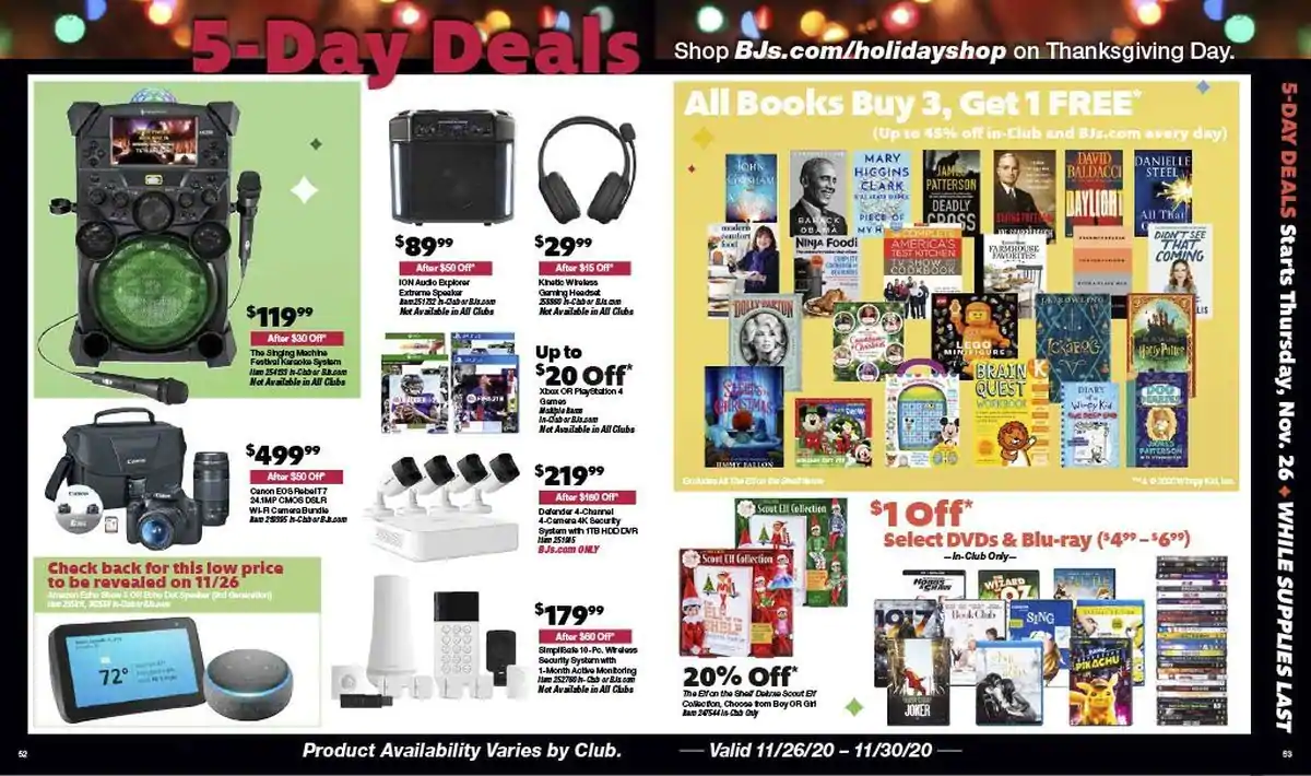 BJ's Wholesale Club 2020 Black Friday Ad Page 29