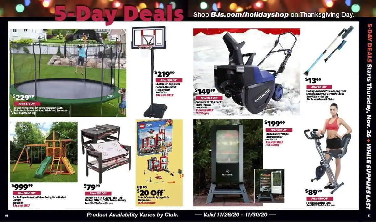 BJ's Wholesale Club 2020 Black Friday Ad Page 31