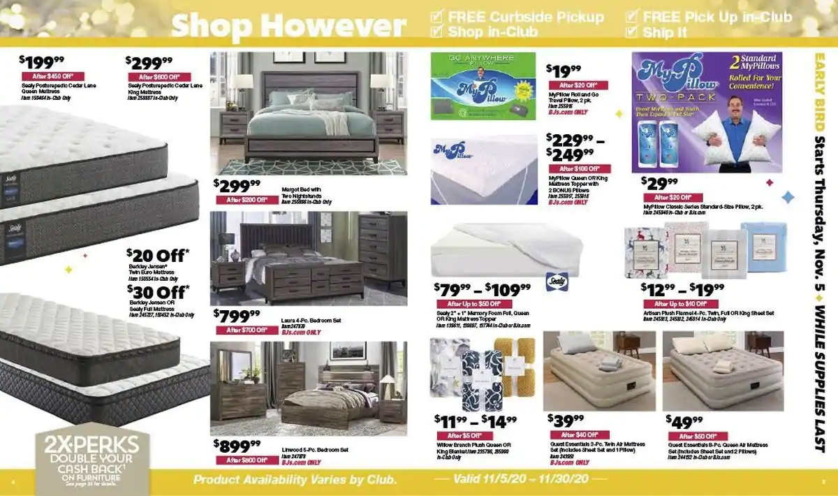 BJ's Wholesale Club 2020 Black Friday Ad Page 5