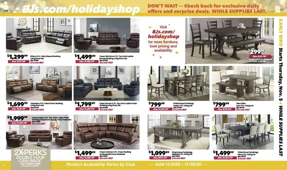 BJ's Wholesale Club 2020 Black Friday Ad Page 7