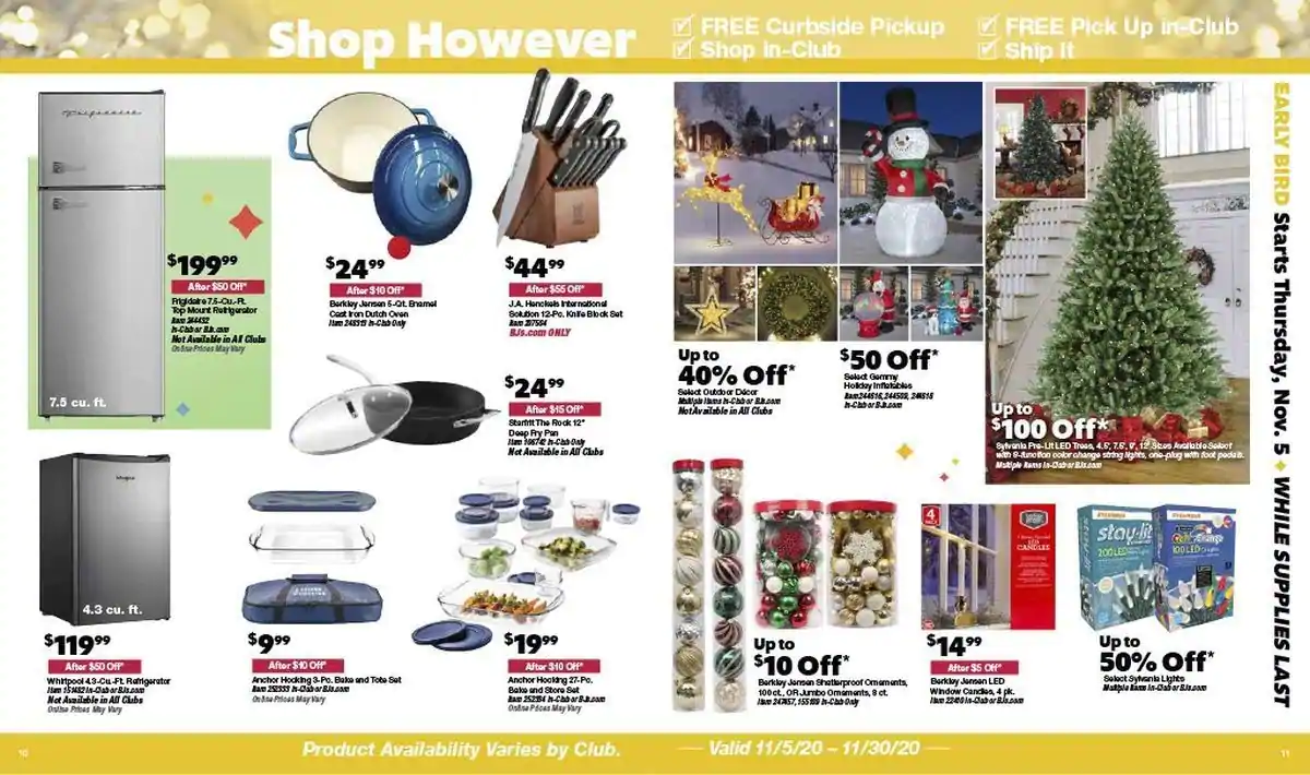 BJ's Wholesale Club 2020 Black Friday Ad Page 8