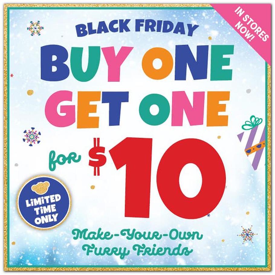 Build-A-Bear 2019 Black Friday Ad Page 2