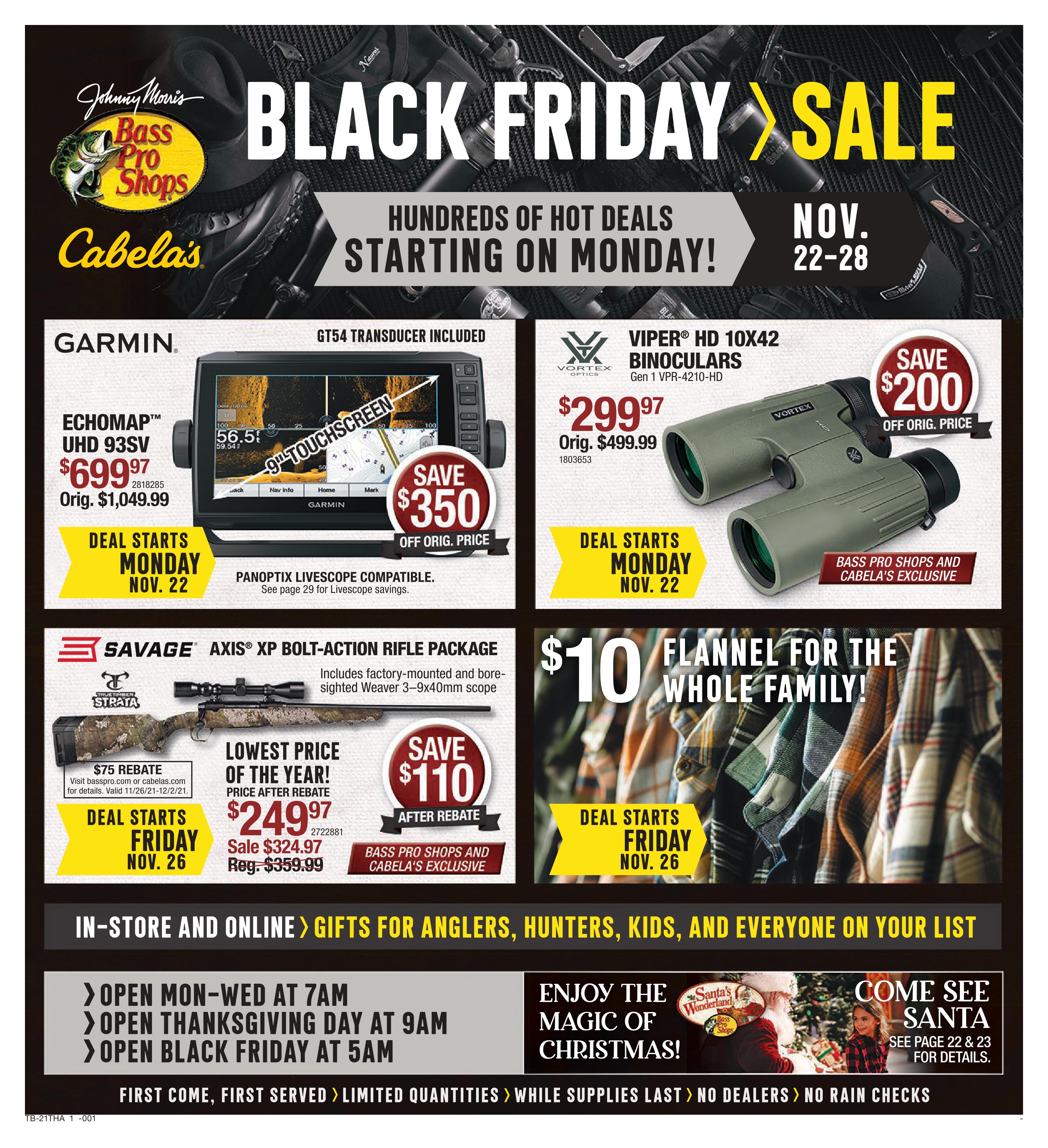 Cabela's 2021 Black Friday Ad Page 1