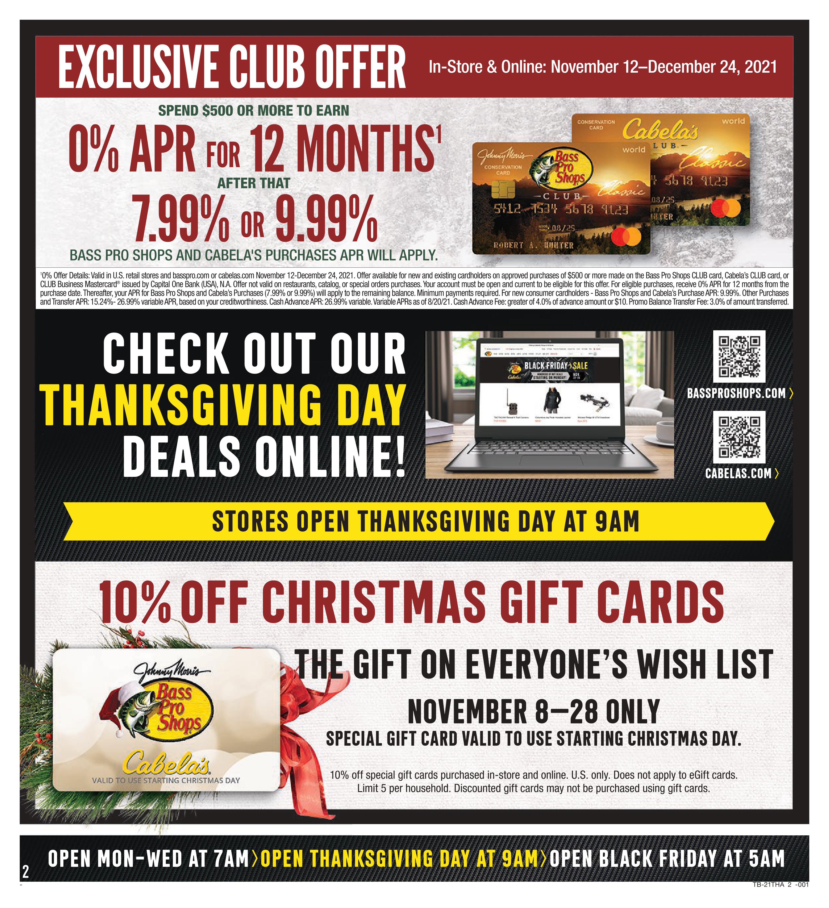 Cabela's 2021 Black Friday Ad Page 2