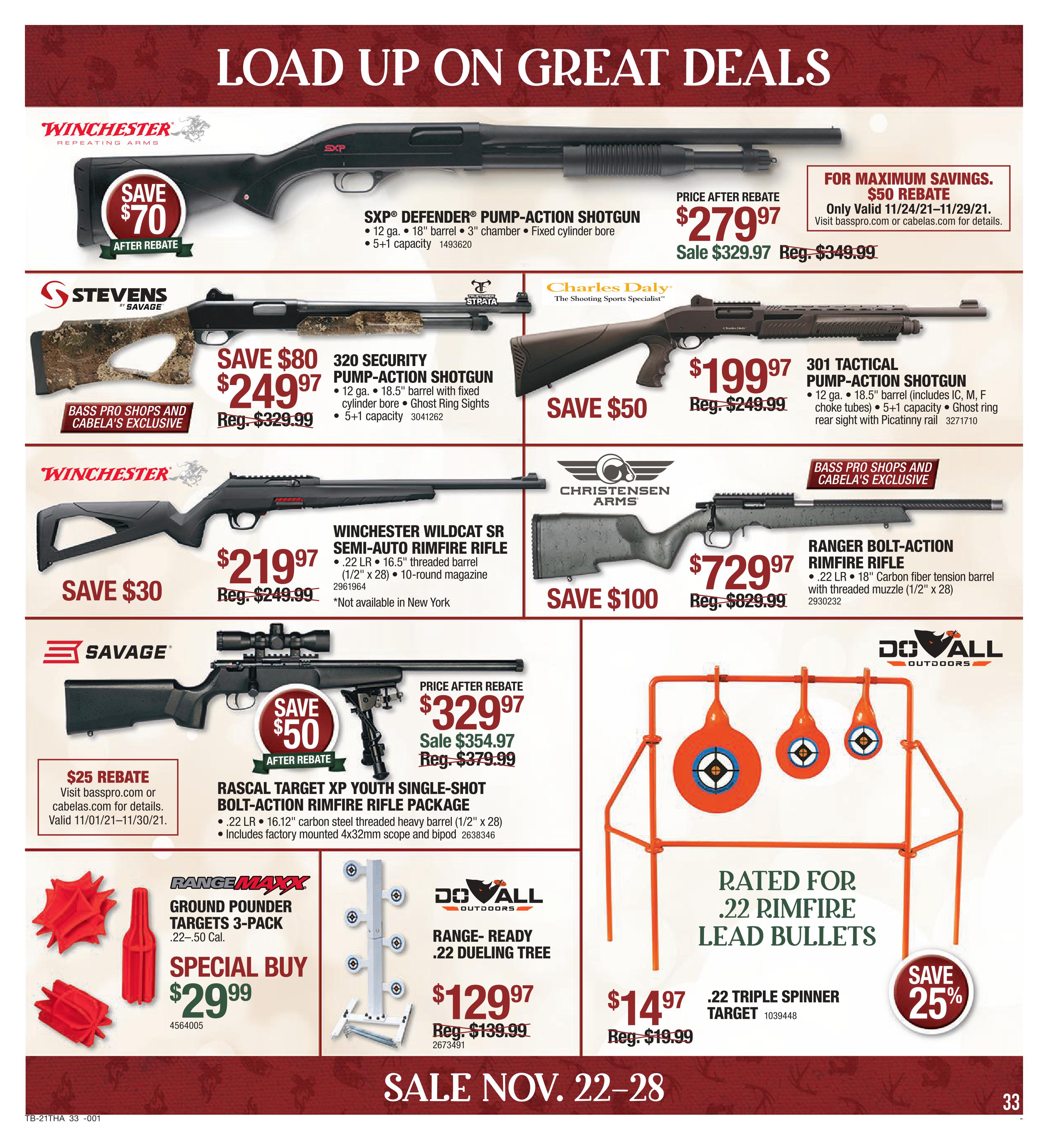 Cabela's 2021 Black Friday Ad Page 33