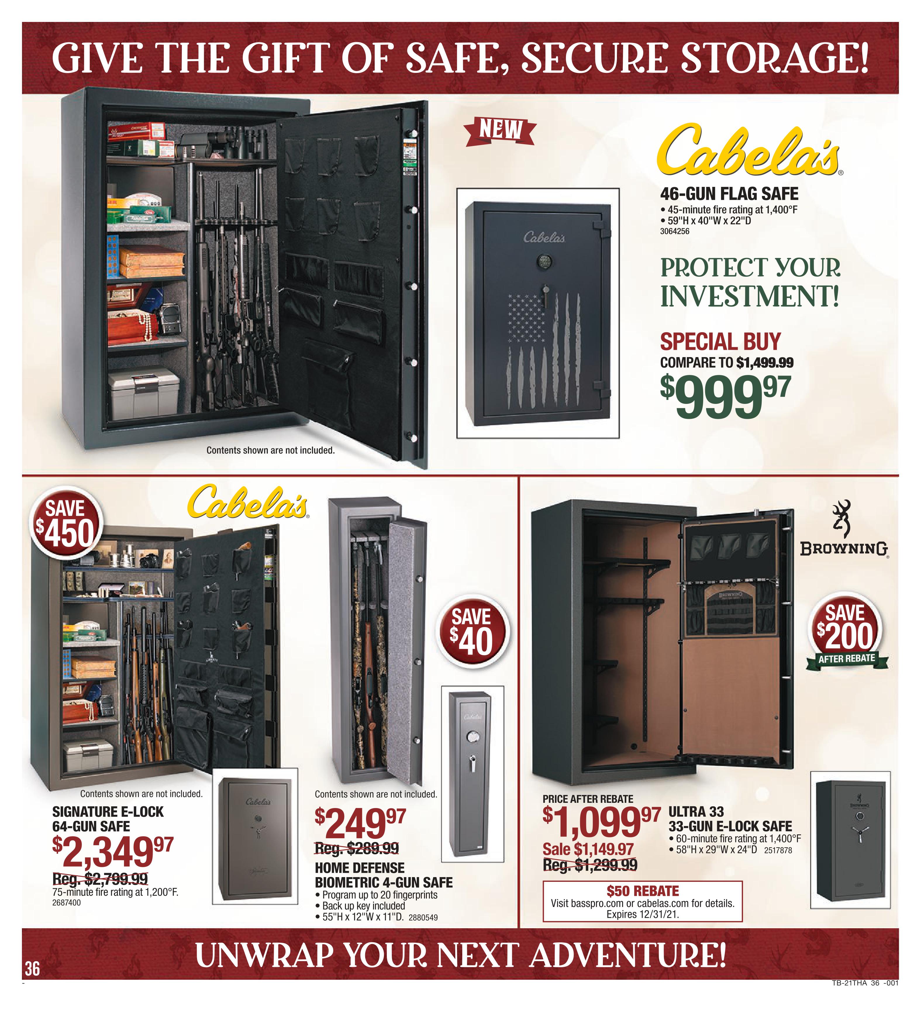 Cabela's 2021 Black Friday Ad Page 36