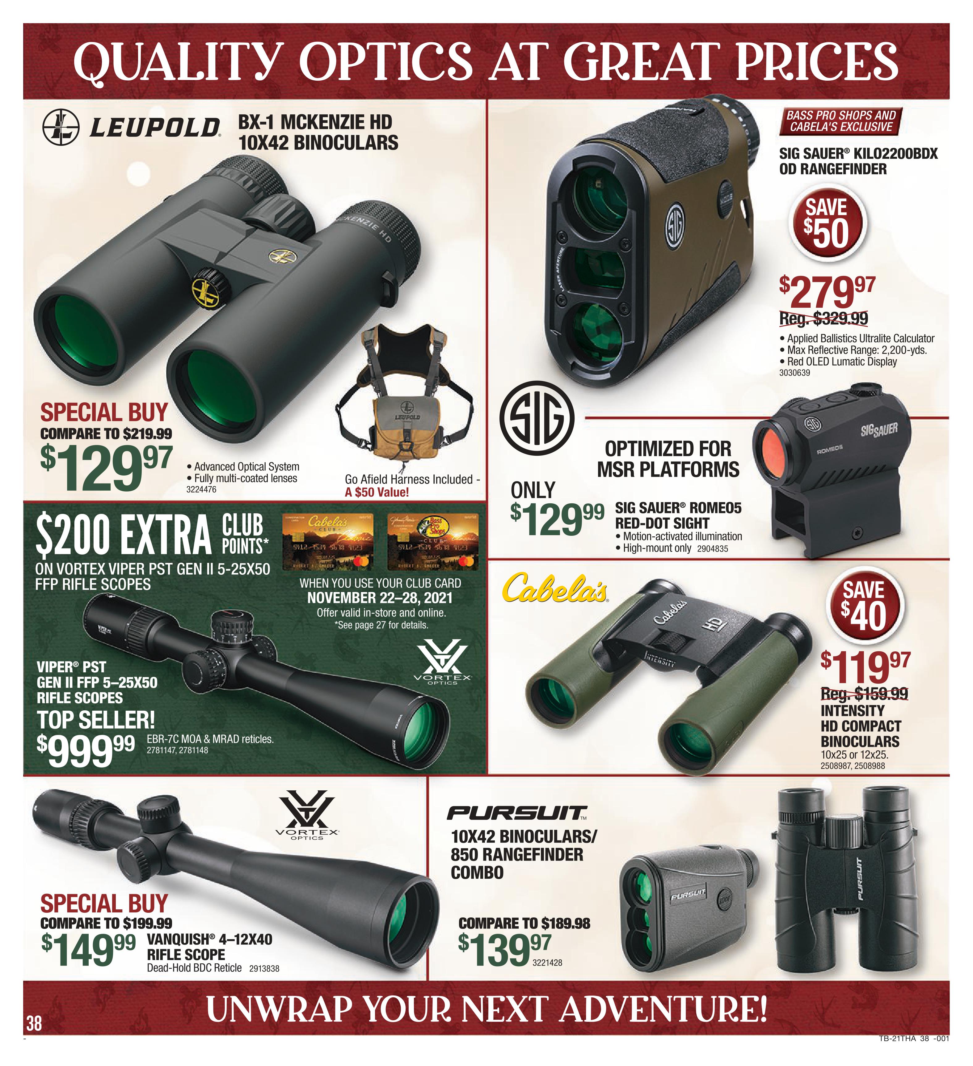 Cabela's 2021 Black Friday Ad Page 38