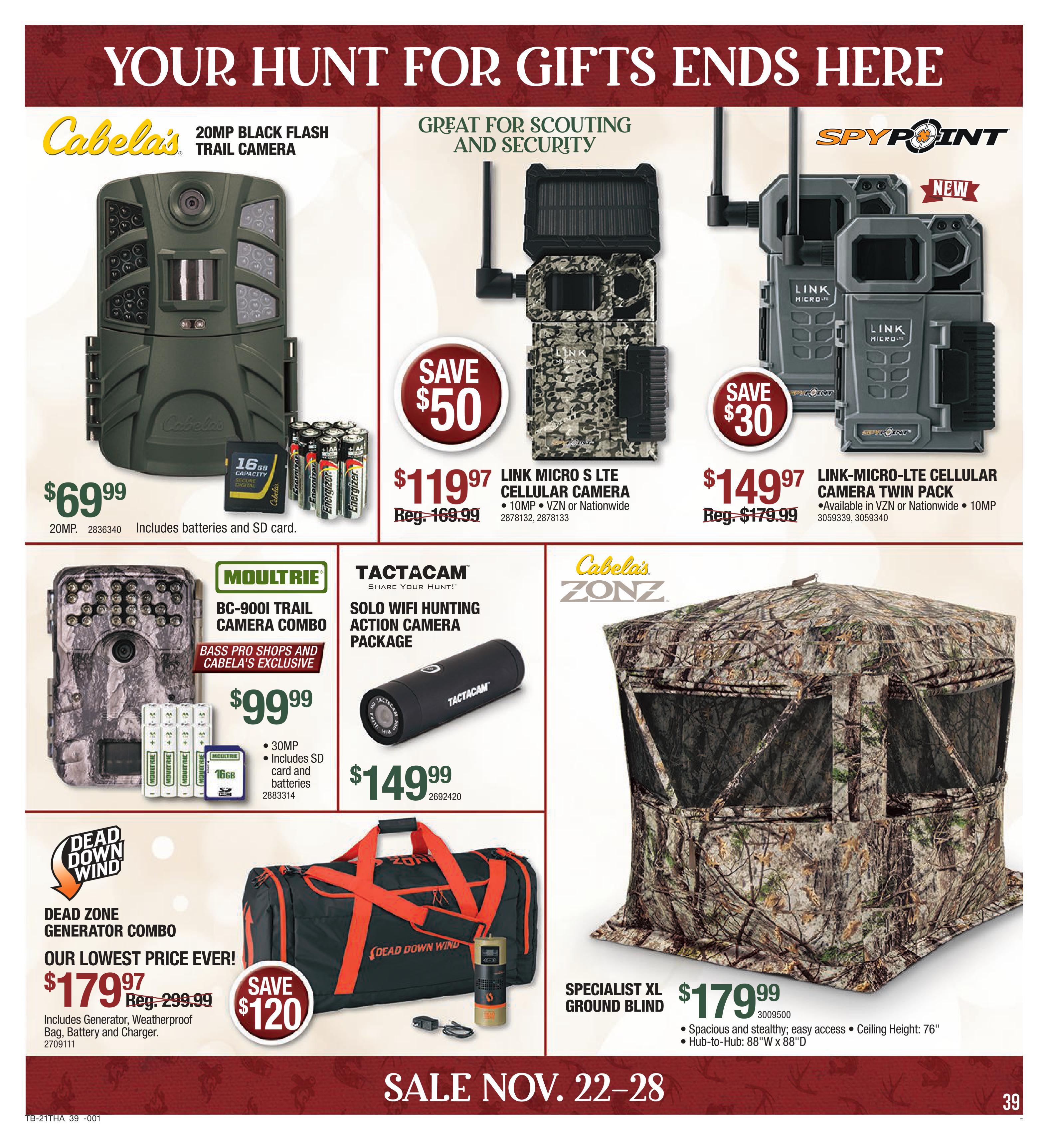 Cabela's 2021 Black Friday Ad Page 39