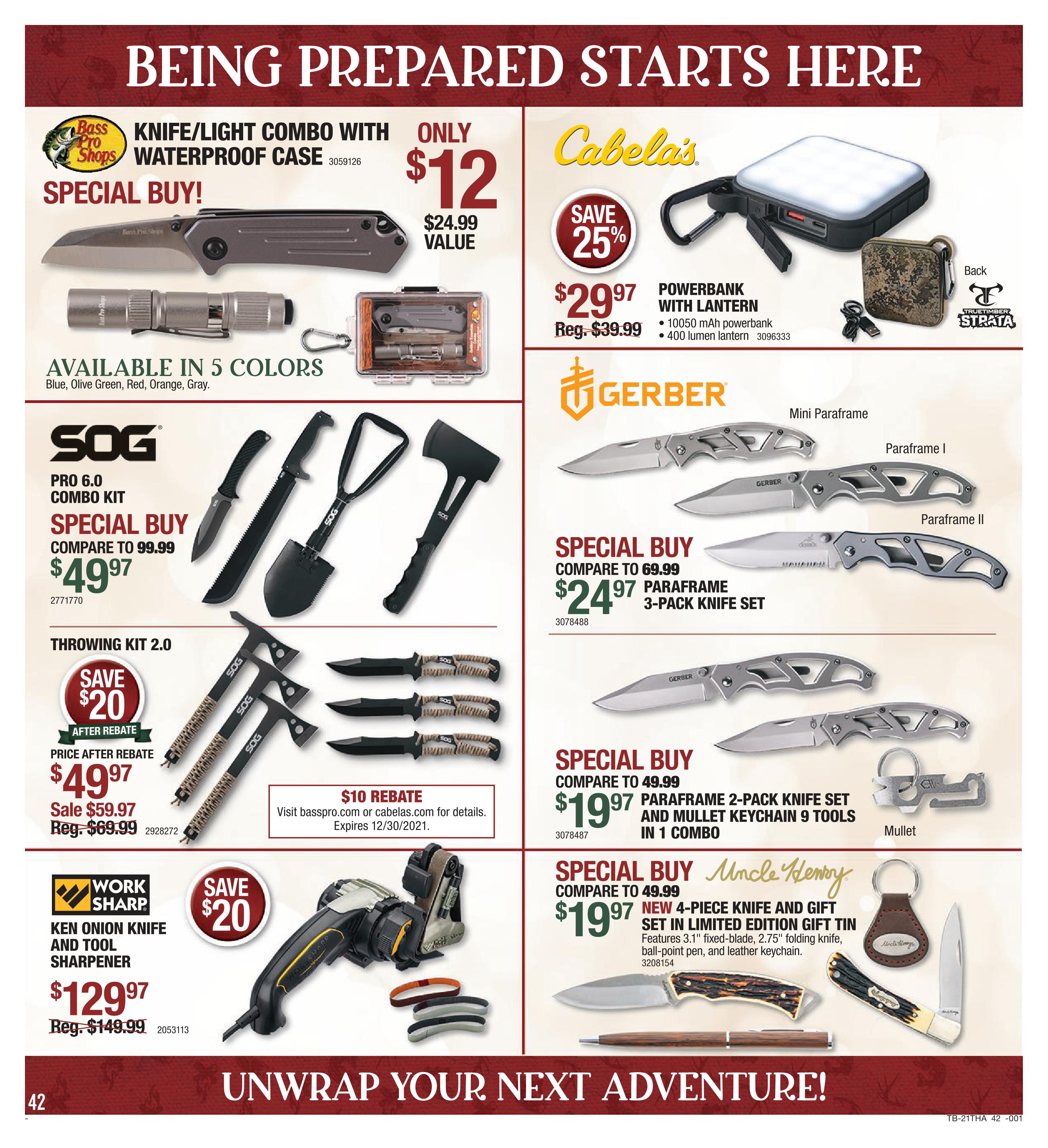 Cabela's 2021 Black Friday Ad Page 42