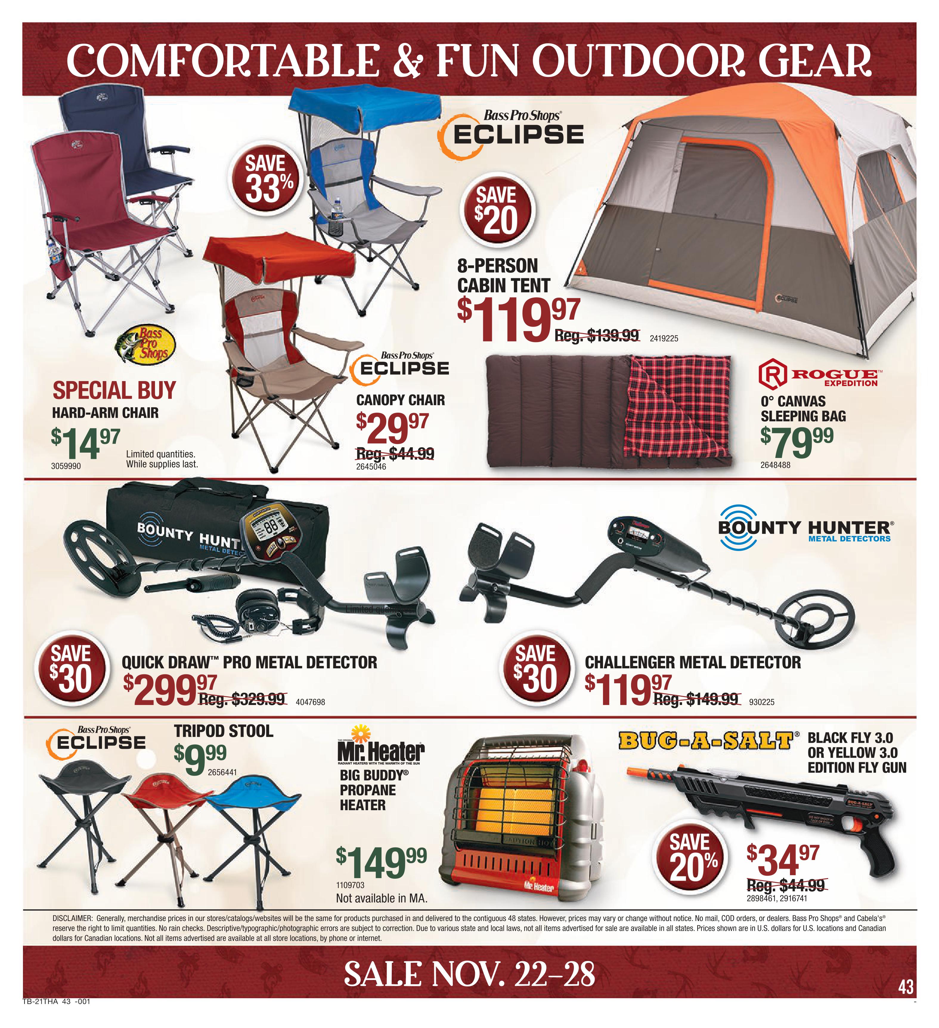 Bass Pro Shops 2021 Black Friday Ad Page 43