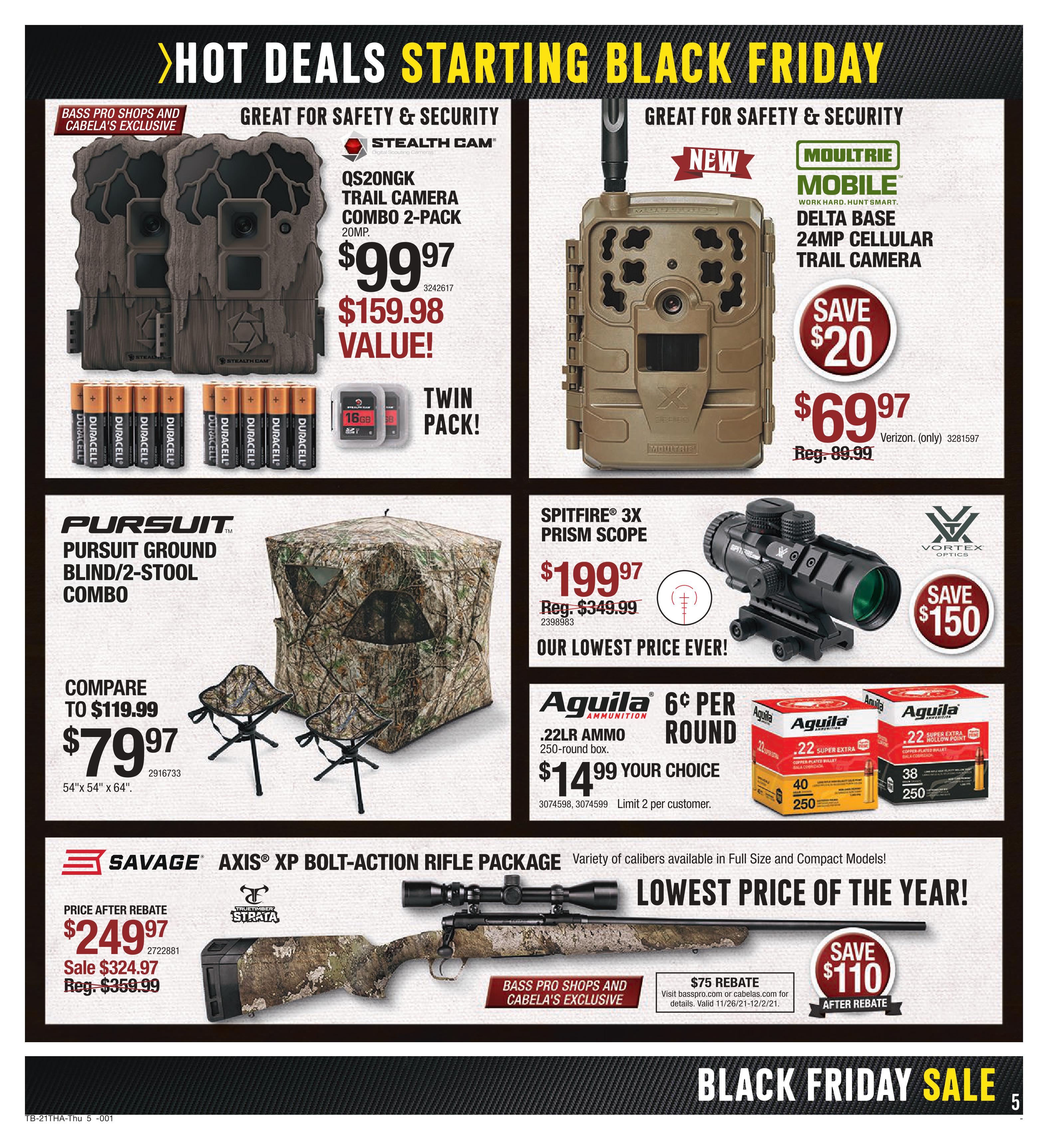 Cabela's 2021 Black Friday Ad Page 5