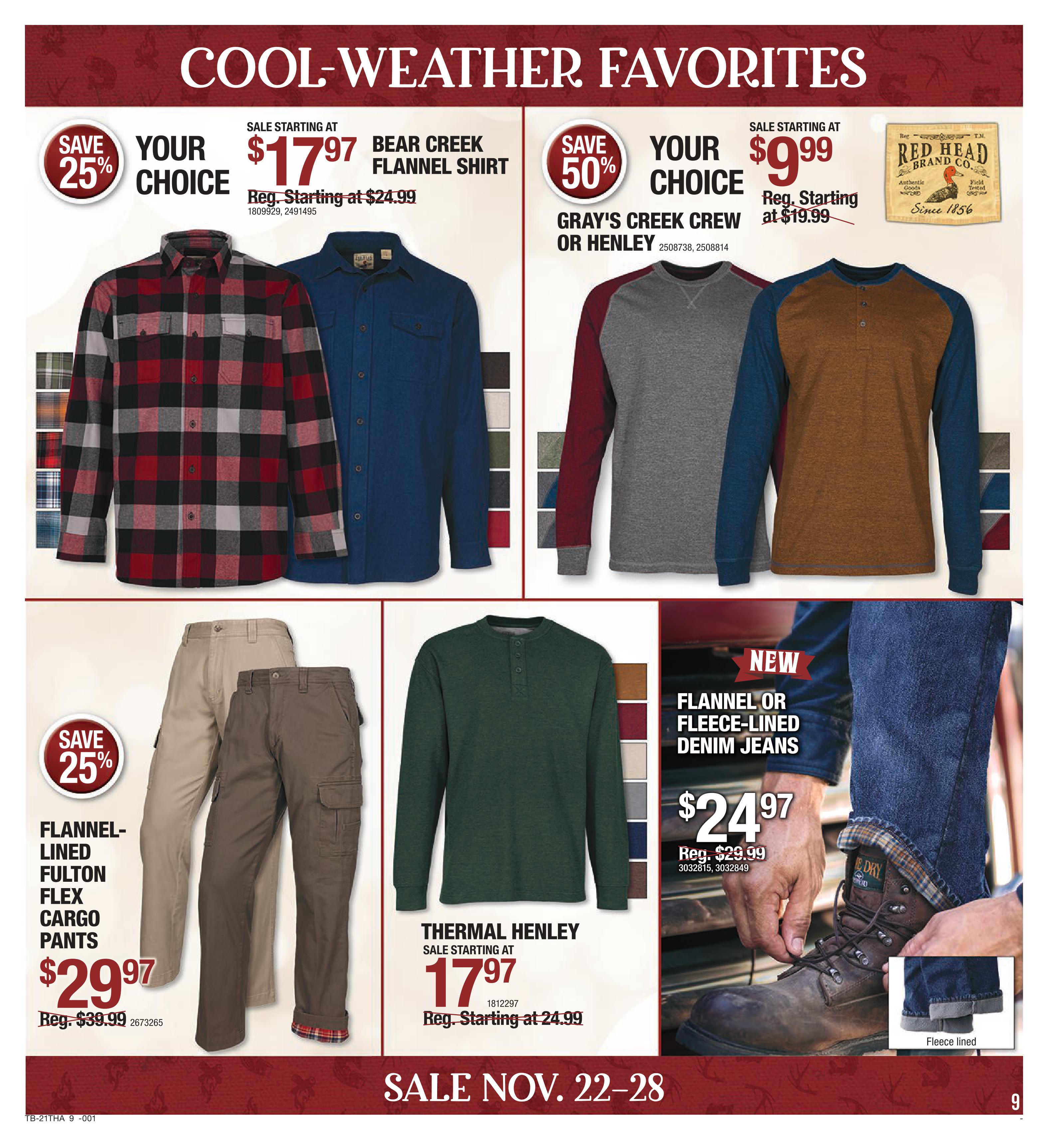 Cabela's 2021 Black Friday Ad Page 9