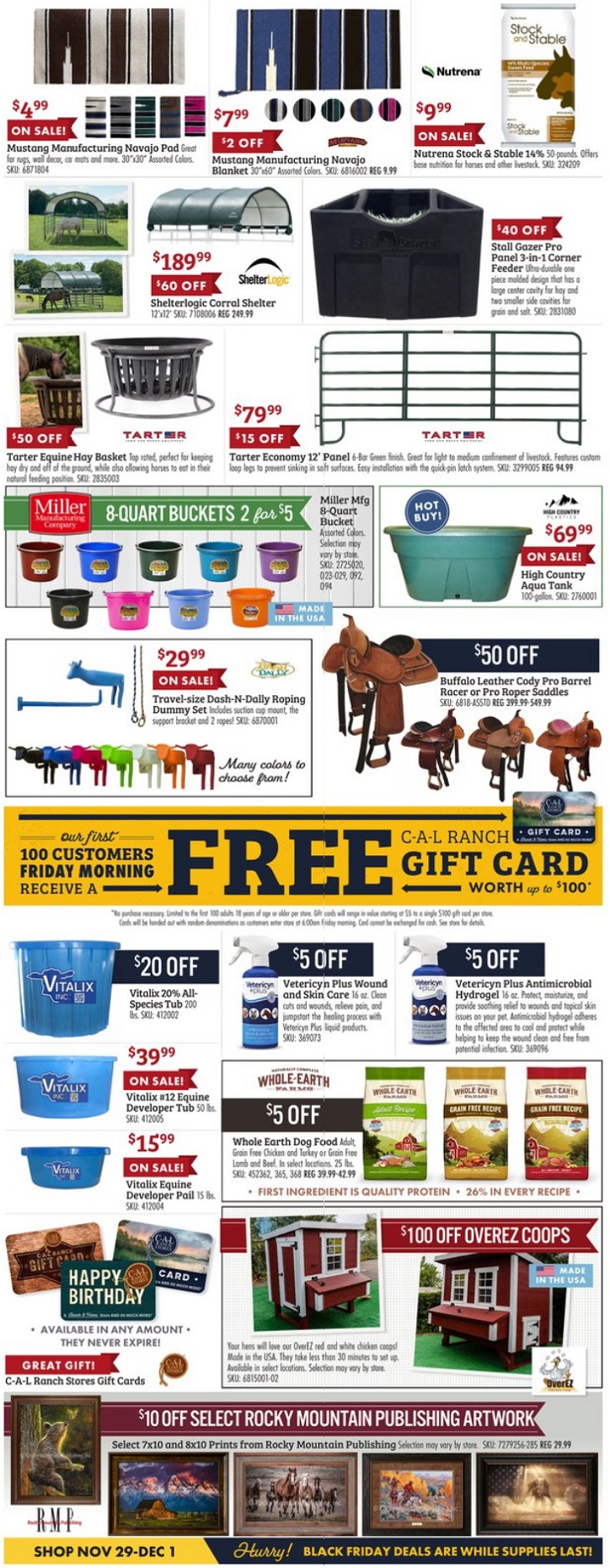 Cal Ranch Stores 2019 Black Friday Ad Frugal Buzz
