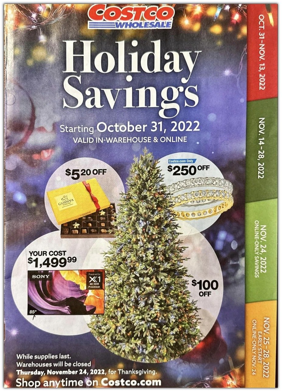 Costco Wholesale 2022 Black Friday Ad Page 1