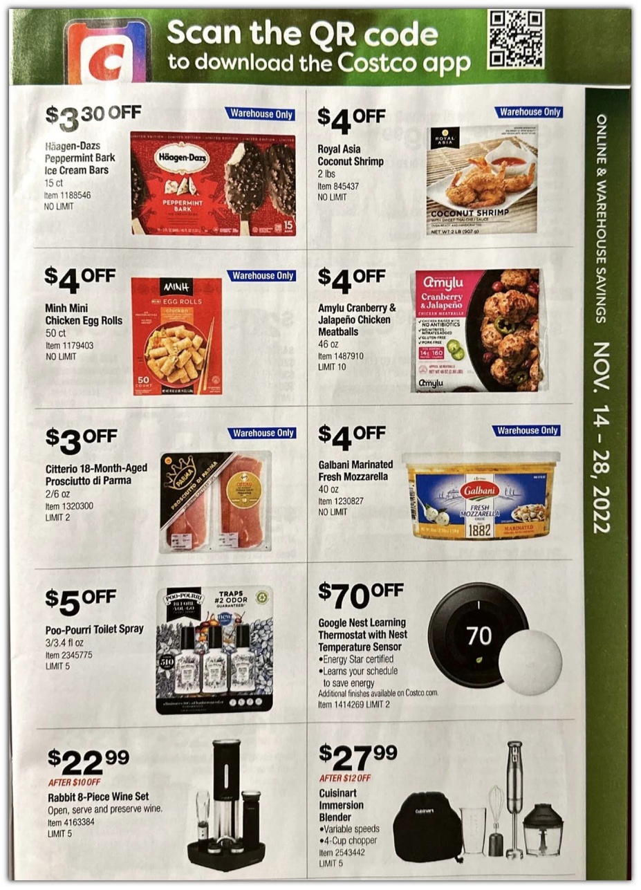 Costco Wholesale 2022 Black Friday Ad Page 11