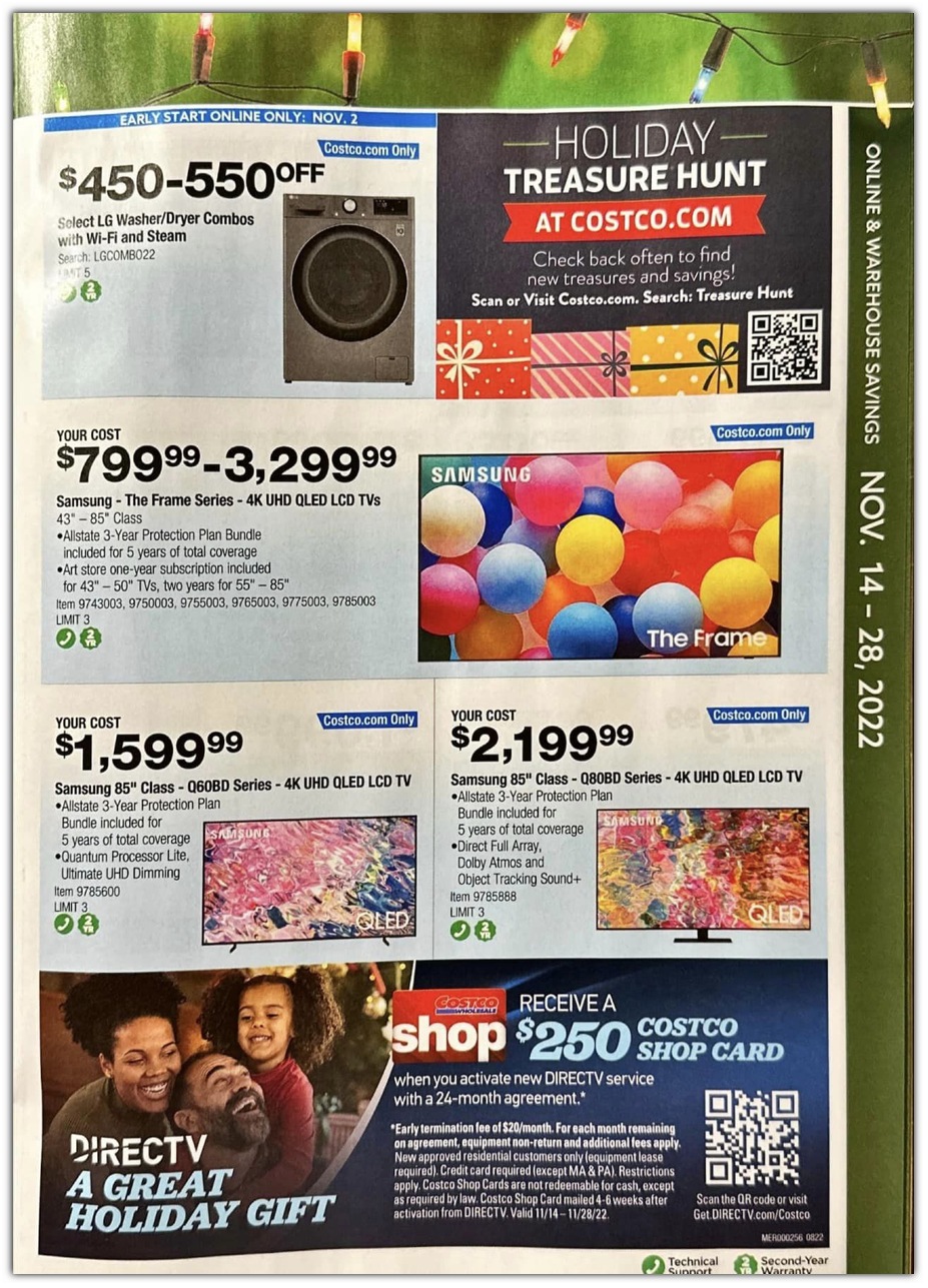 Costco Wholesale 2022 Black Friday Ad Page 15