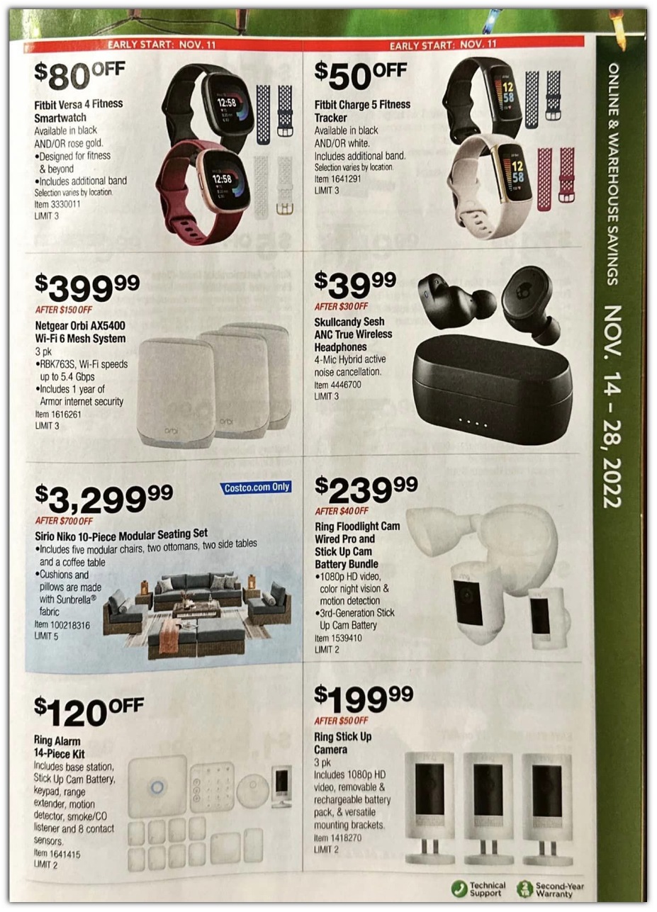 Costco Wholesale 2022 Black Friday Ad Page 19