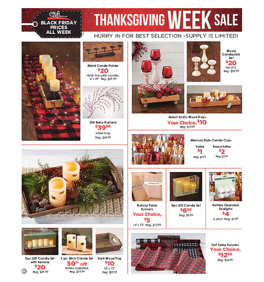 Craft Warehouse 2020 Black Friday Ad Page 10