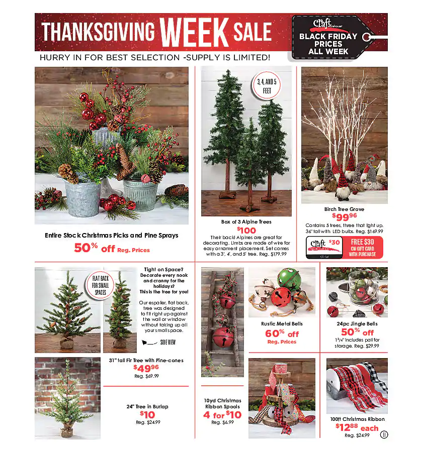 Craft Warehouse 2020 Black Friday Ad Page 11