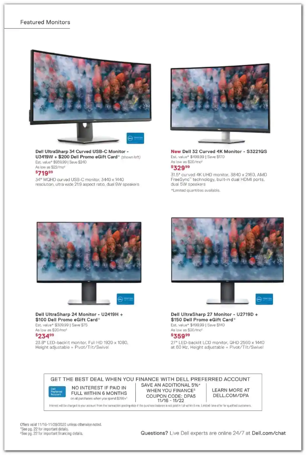 Dell Home Office 2020 Black Friday Ad Page 15