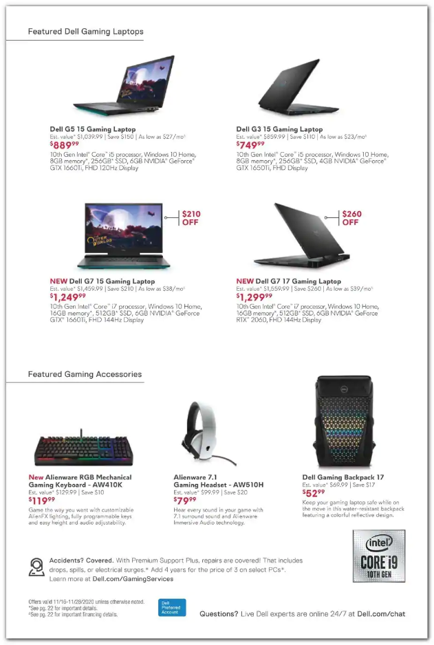 Dell Home Office 2020 Black Friday Ad Page 19