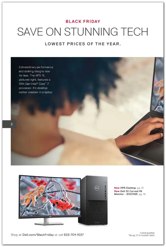 Dell Home Office 2020 Black Friday Ad Page 2